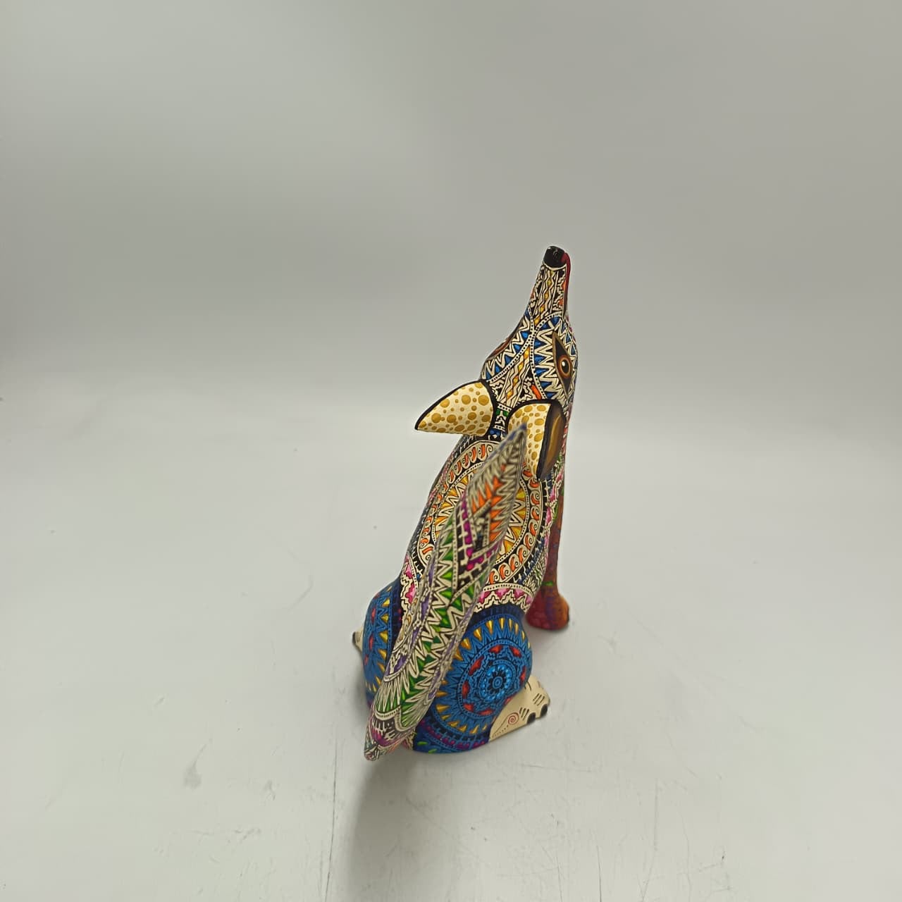 Mexican Oaxacan Wood Carving Alebrije Coyote By Origen Nativo PP9459