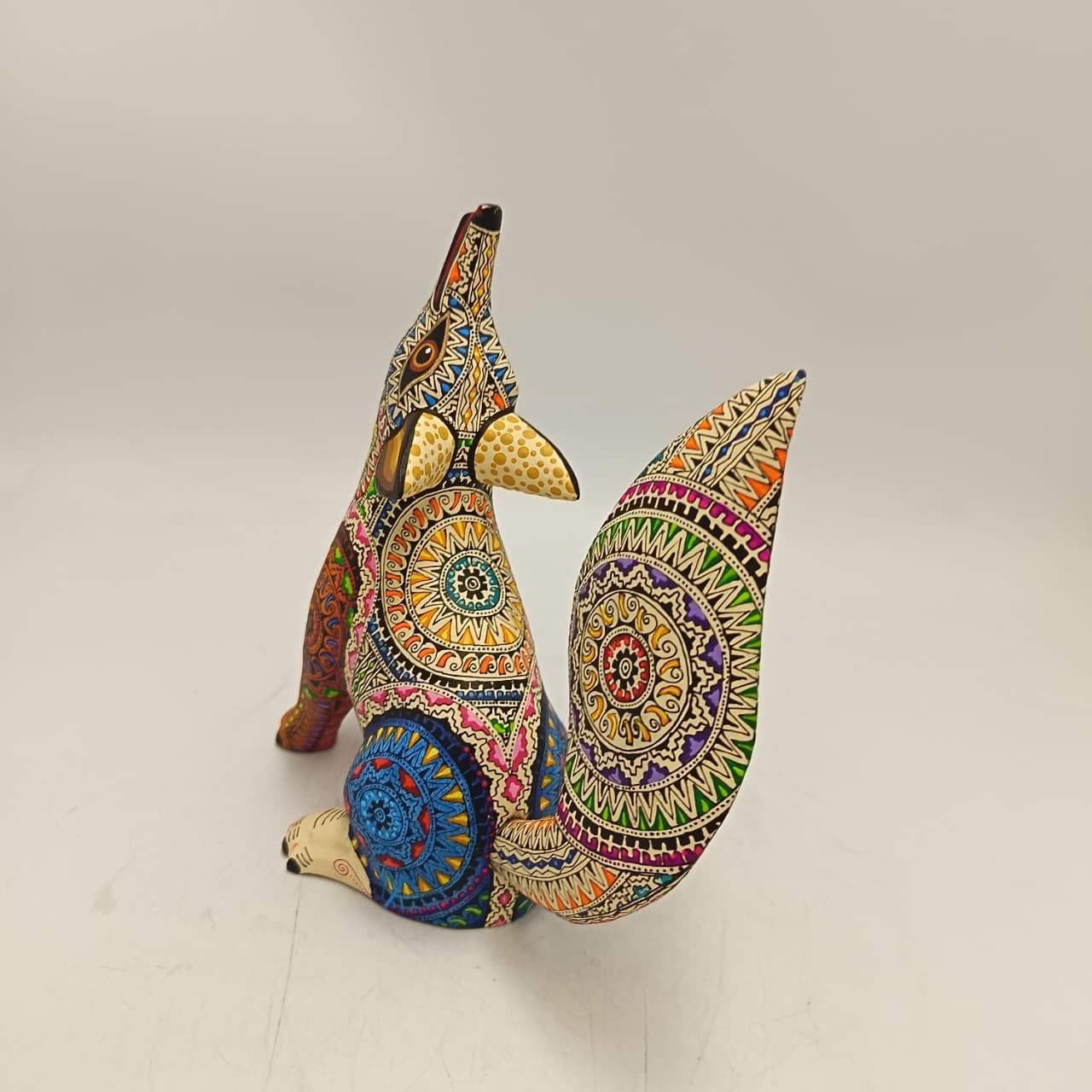 Mexican Oaxacan Wood Carving Alebrije Coyote By Origen Nativo PP9459