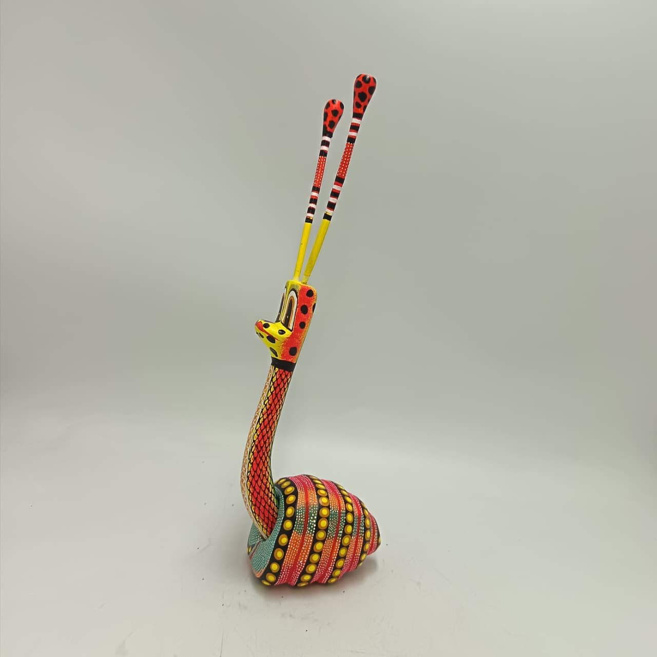 Mexican Oaxacan Wood Carving Snail By David Blas PP9461