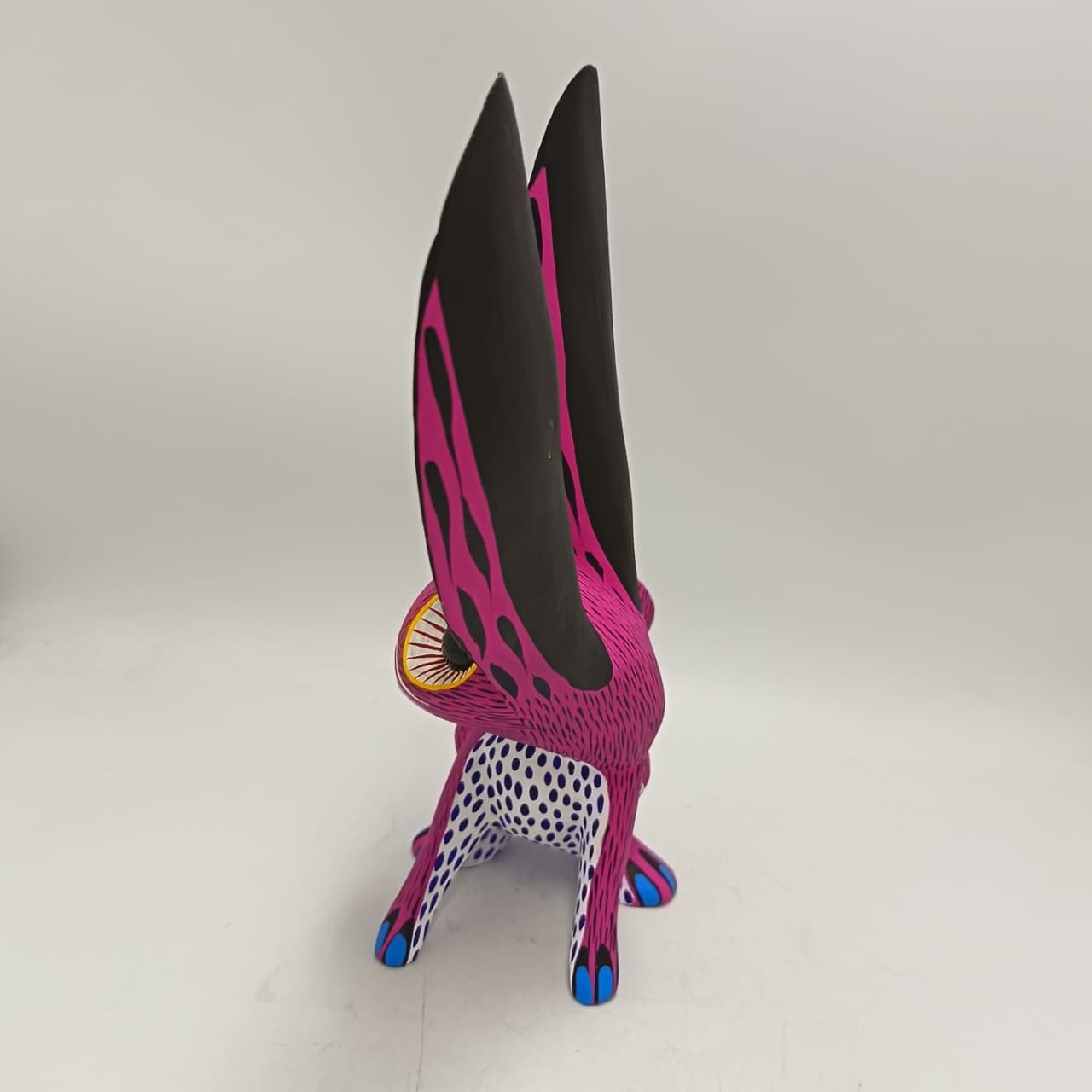 Oaxacan Wood Carving Rabbit By Arsenio Morales PP9462