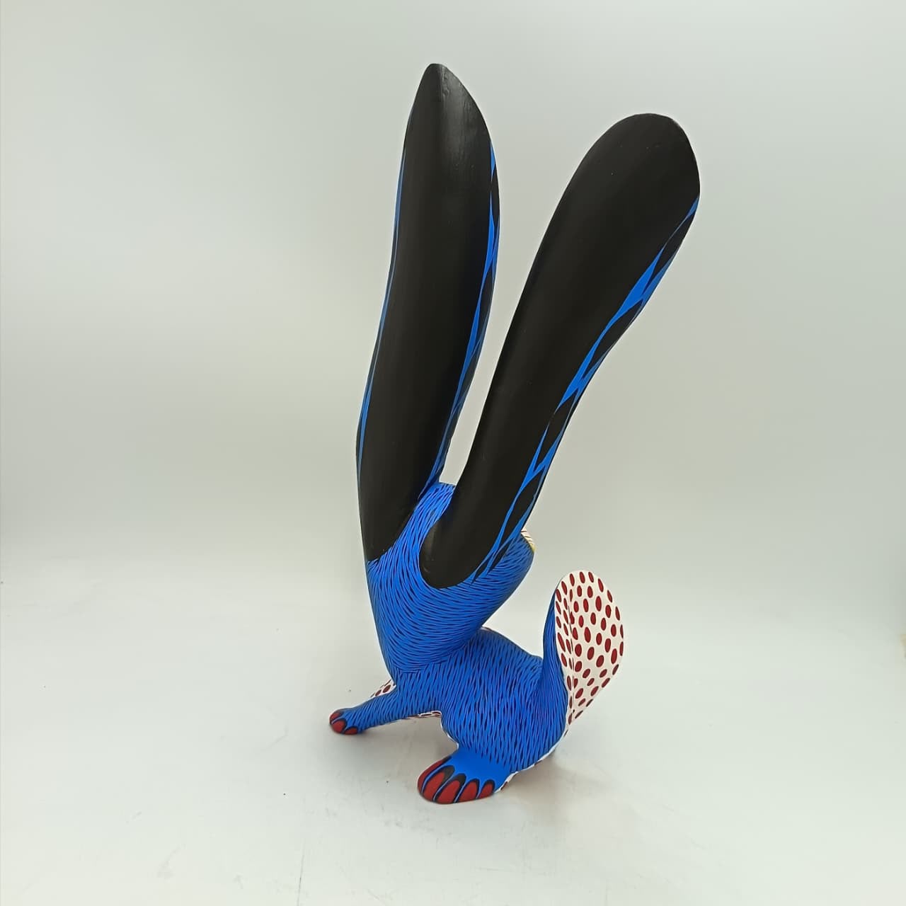 Oaxacan Wood Carving Rabbit By Arsenio Morales PP9464