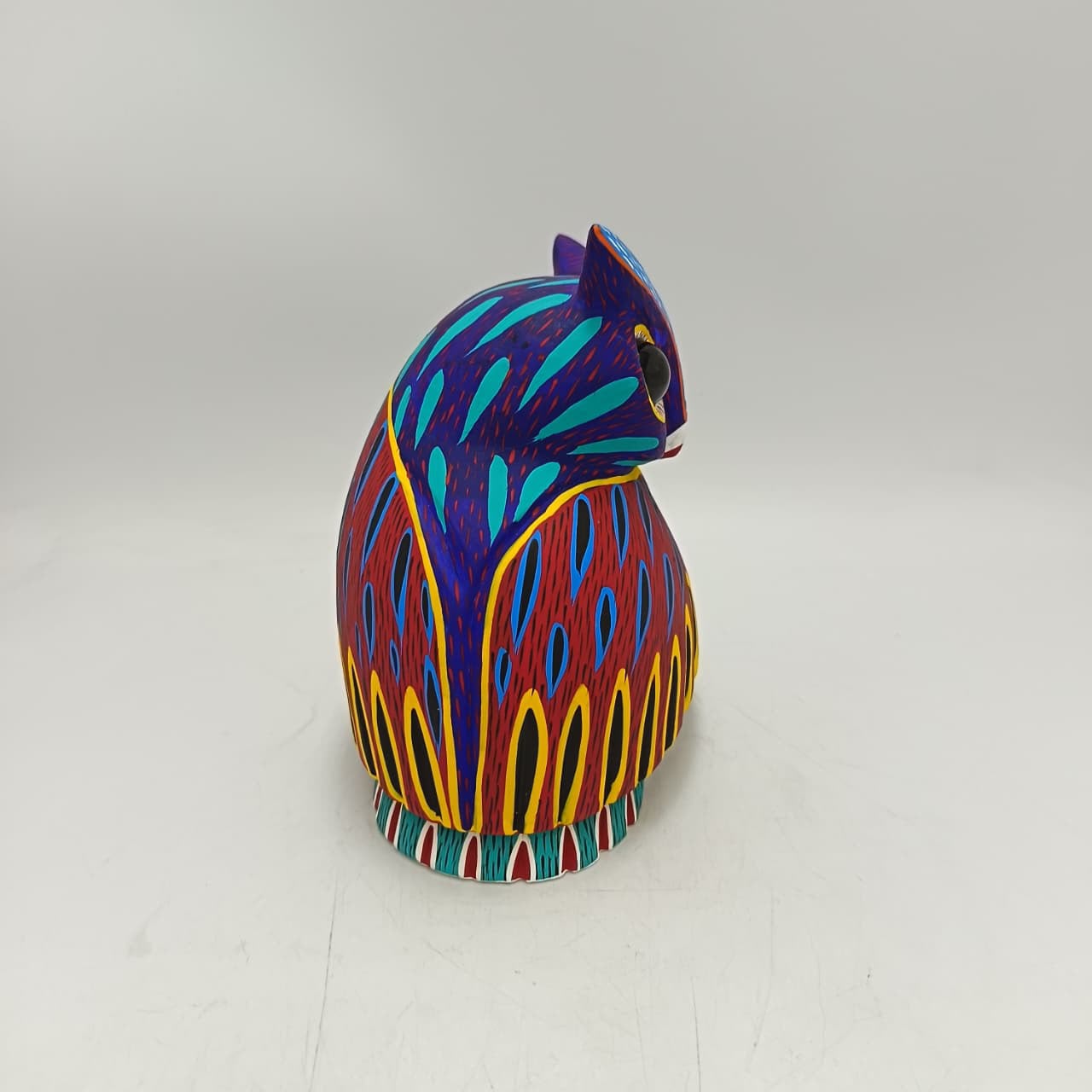 Oaxacan Wood Carving Owl By Arsenio Morales PP9465