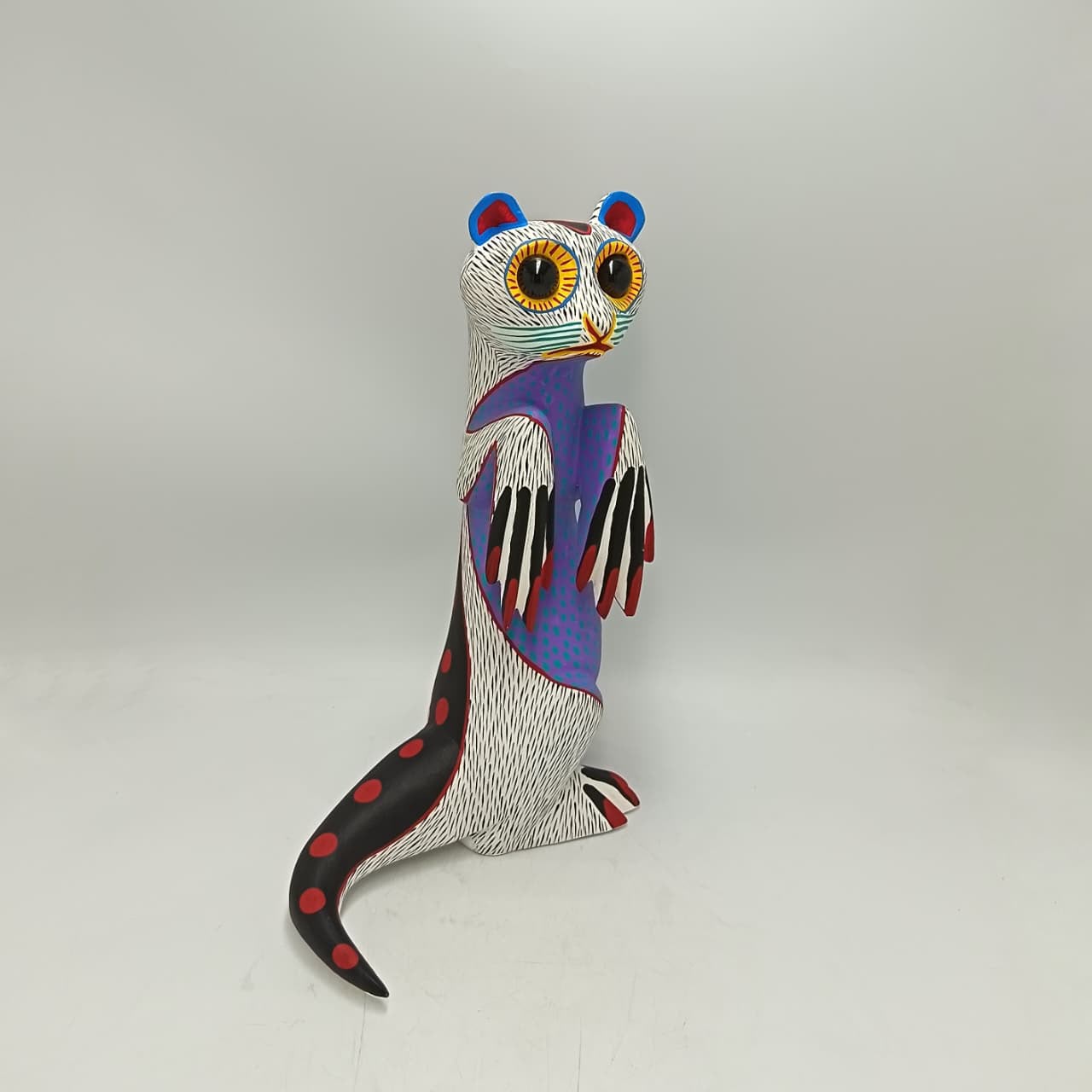 Oaxacan Wood Carving Otter By Arsenio Morales PP9468