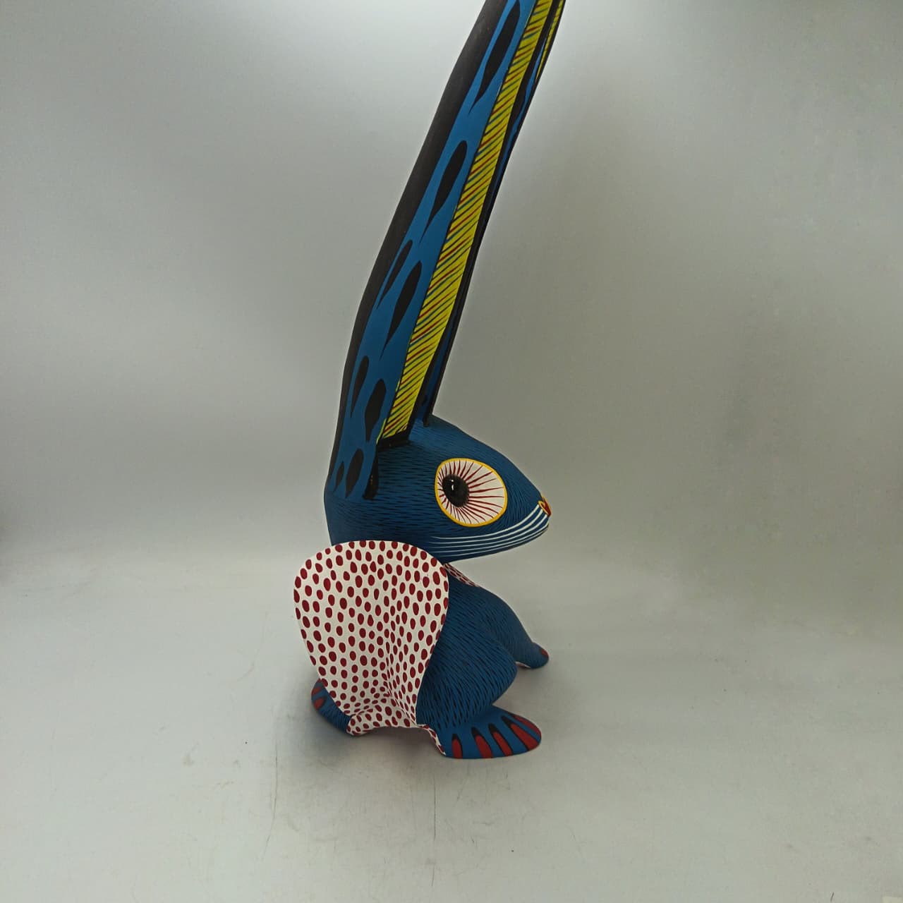 Oaxacan Wood Carving Rabbit By Arsenio Morales PP9471 – Peyote People