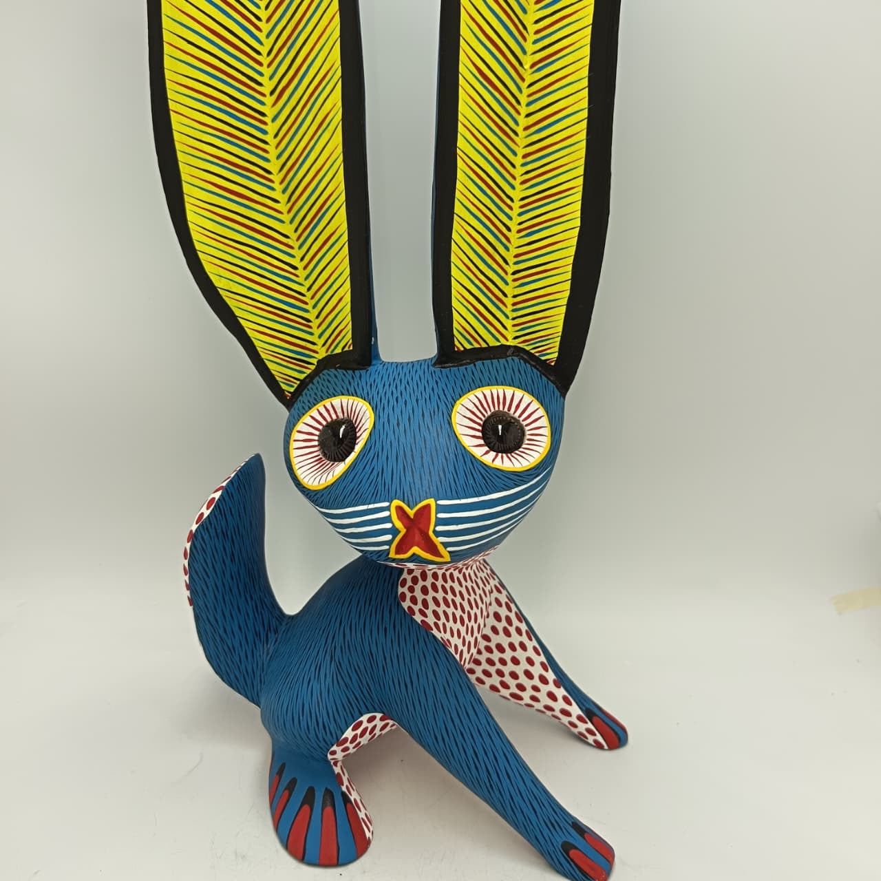 Oaxacan Wood Carving Rabbit By Arsenio Morales PP9471
