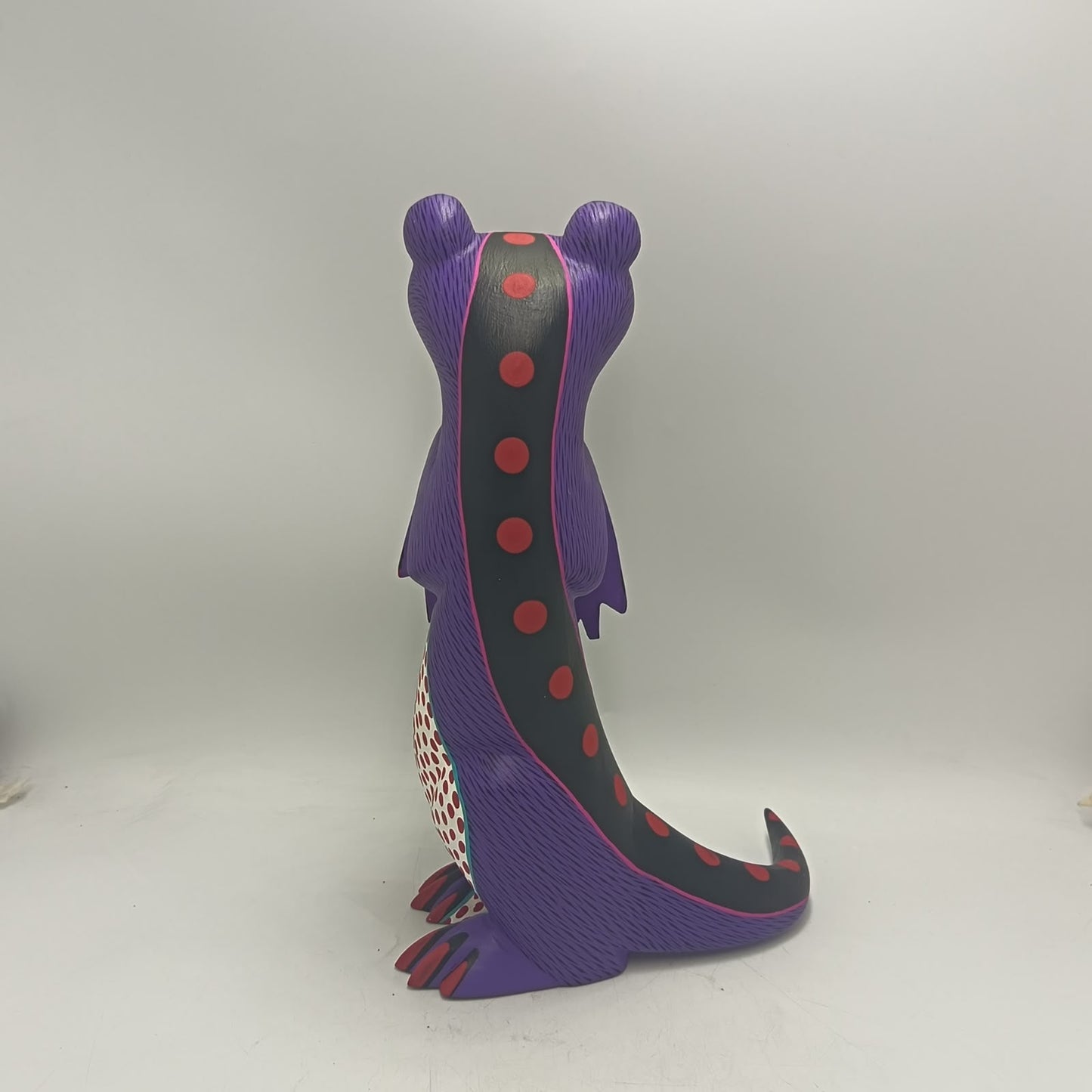 Oaxacan Wood Carving Otter By Arsenio Morales PP9475