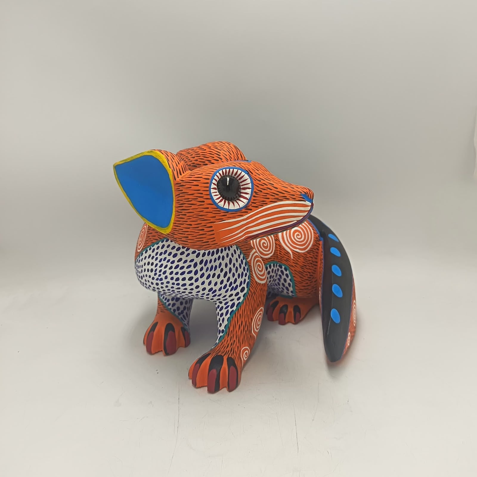 Oaxacan Wood Carving Fox By Arsenio Morales PP9477 – Peyote People