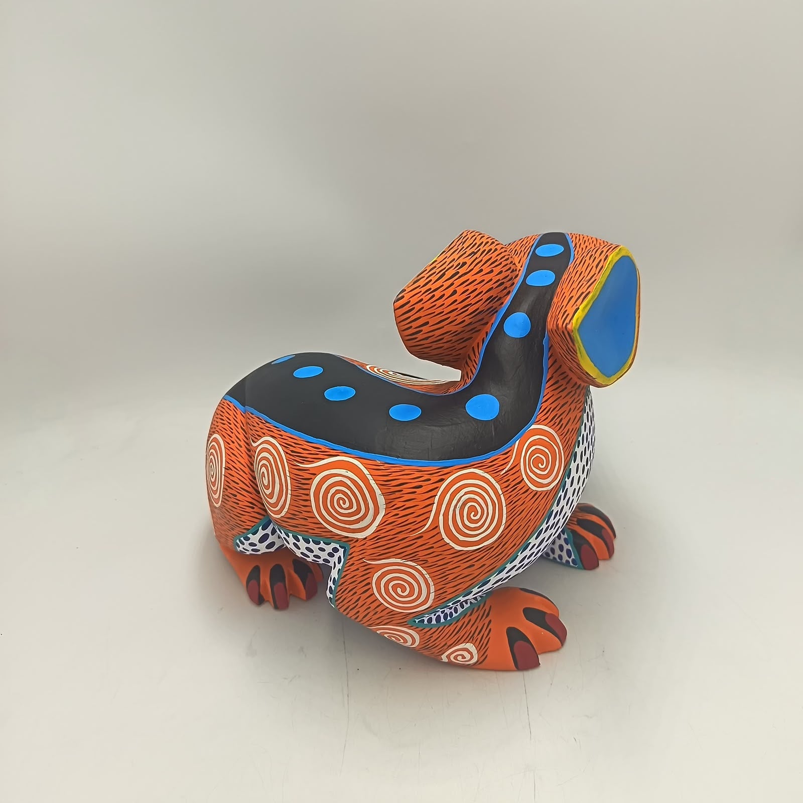 Oaxacan Wood Carving Fox By Arsenio Morales PP9477 – Peyote People