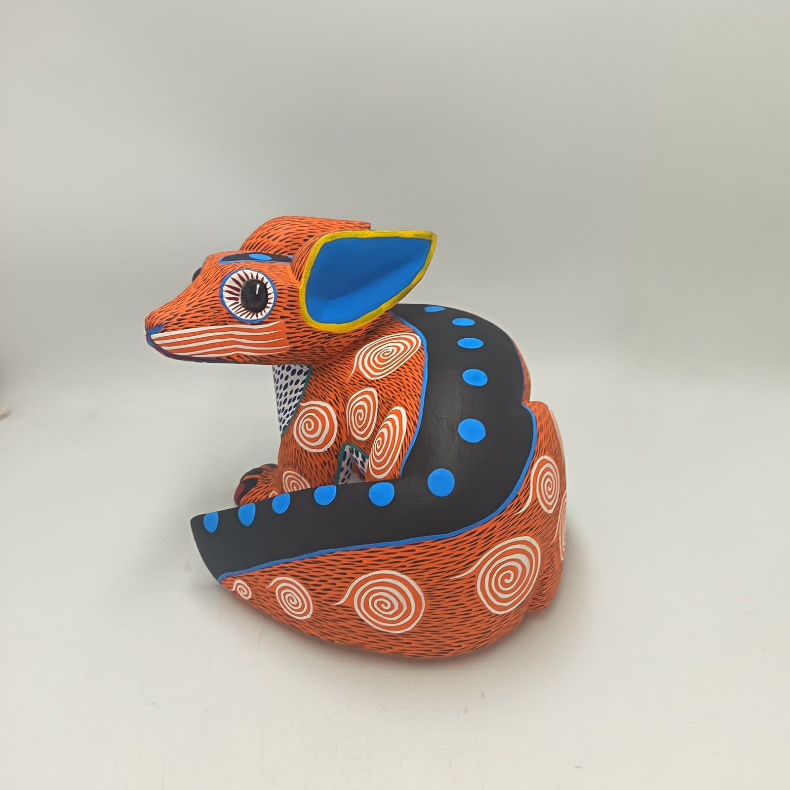 Oaxacan Wood Carving Fox By Arsenio Morales PP9477 – Peyote People