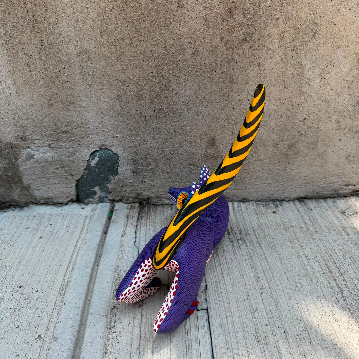 Oaxacan Wood Carving Racoon By Arsenio Morales PP9563