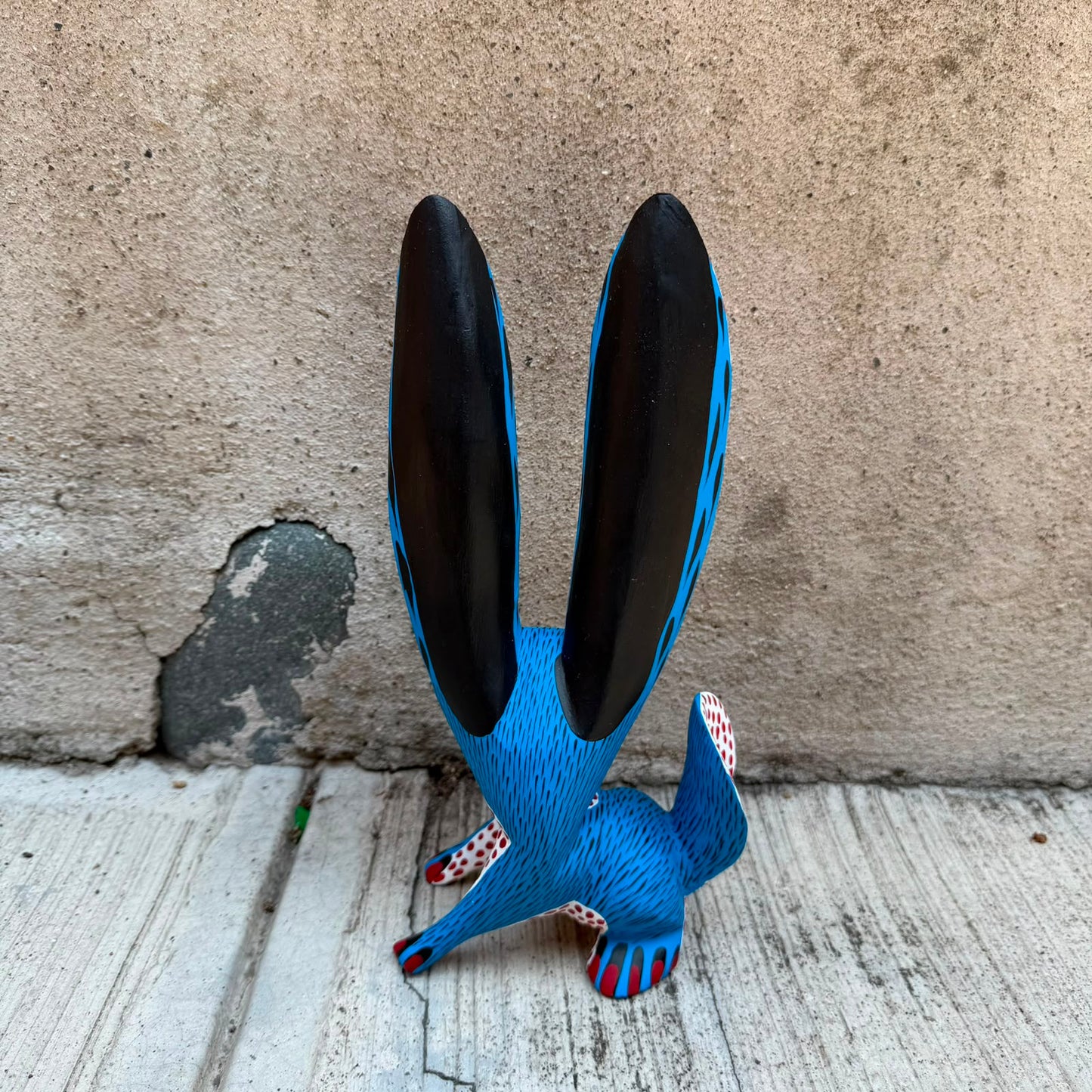 Oaxacan Wood Carving Rabbit By Arsenio Morales PP9564