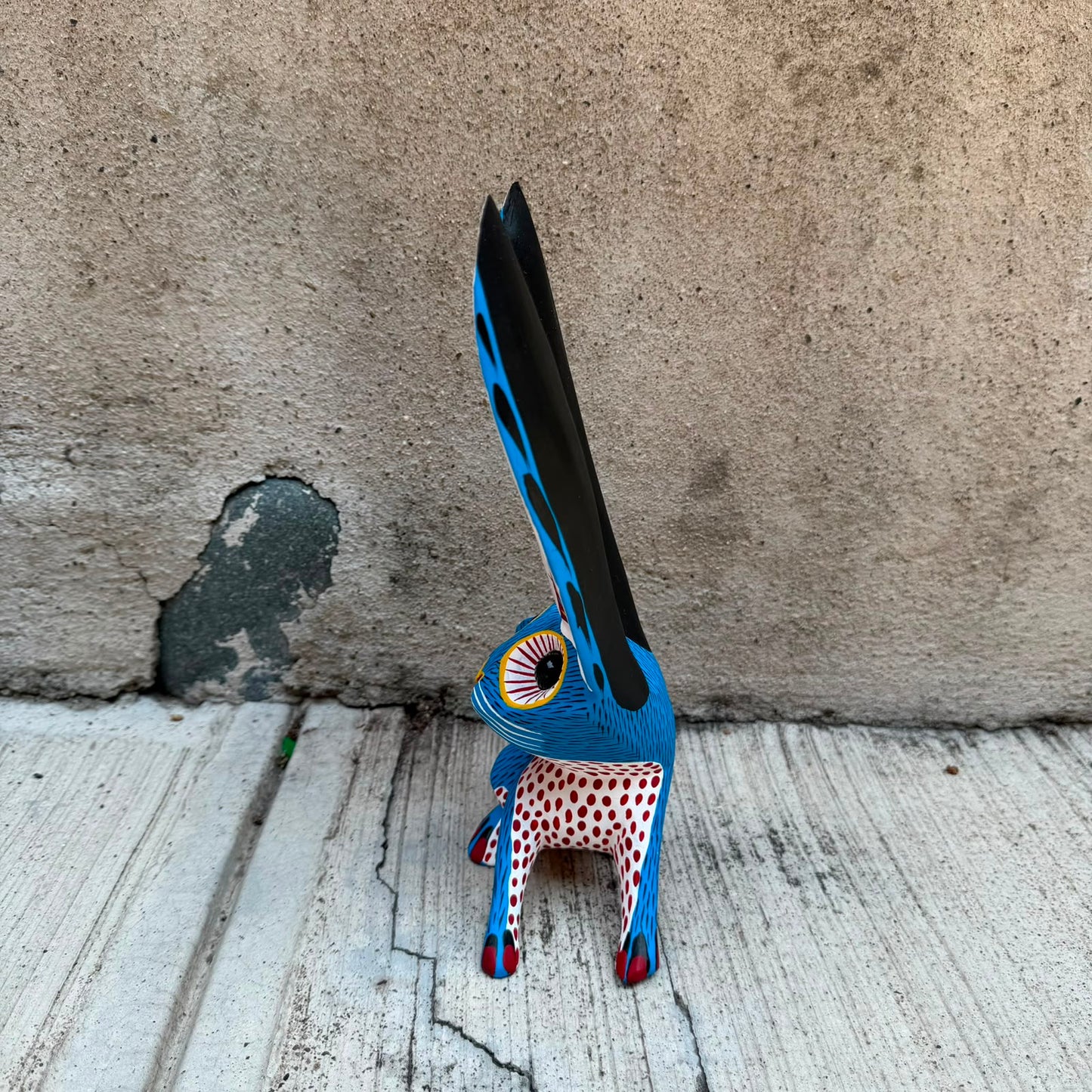 Oaxacan Wood Carving Rabbit By Arsenio Morales PP9564
