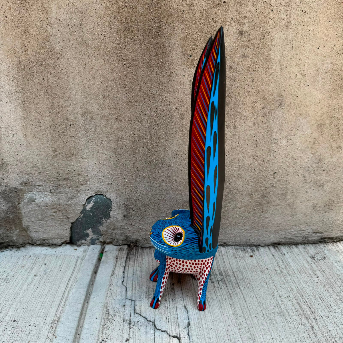 Oaxacan Wood Carving Rabbit By Arsenio Morales PP9565