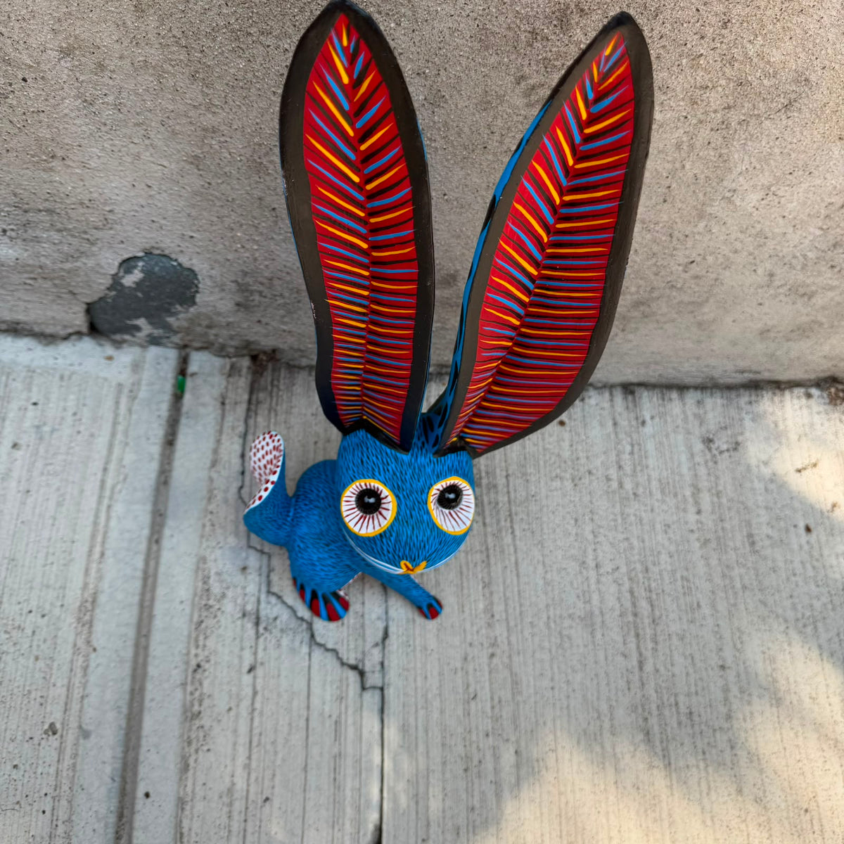 Oaxacan Wood Carving Rabbit By Arsenio Morales PP9565