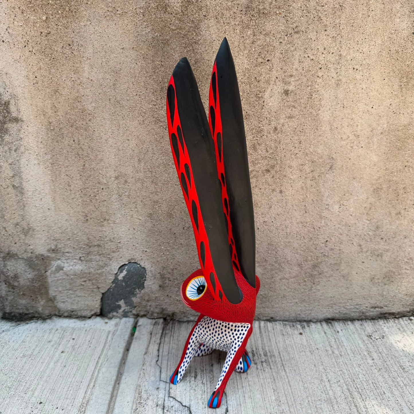 Oaxacan Wood Carving Rabbit By Arsenio Morales PP9566