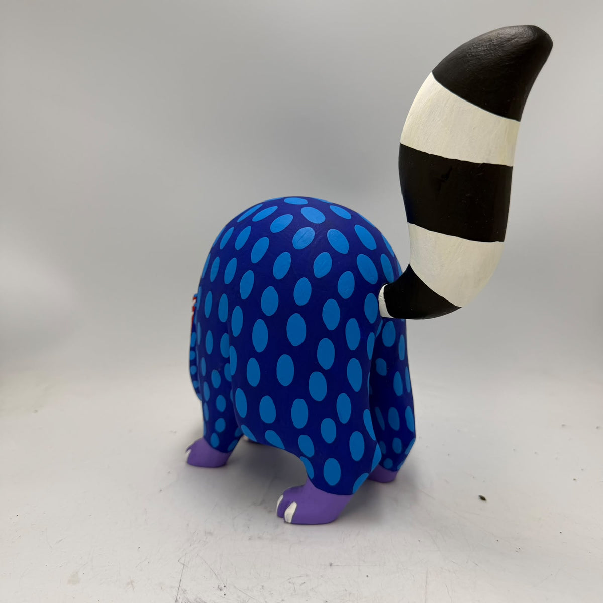 Oaxacan Wood Carving Hand Made, Cat By Armando Jimenez  PP9621