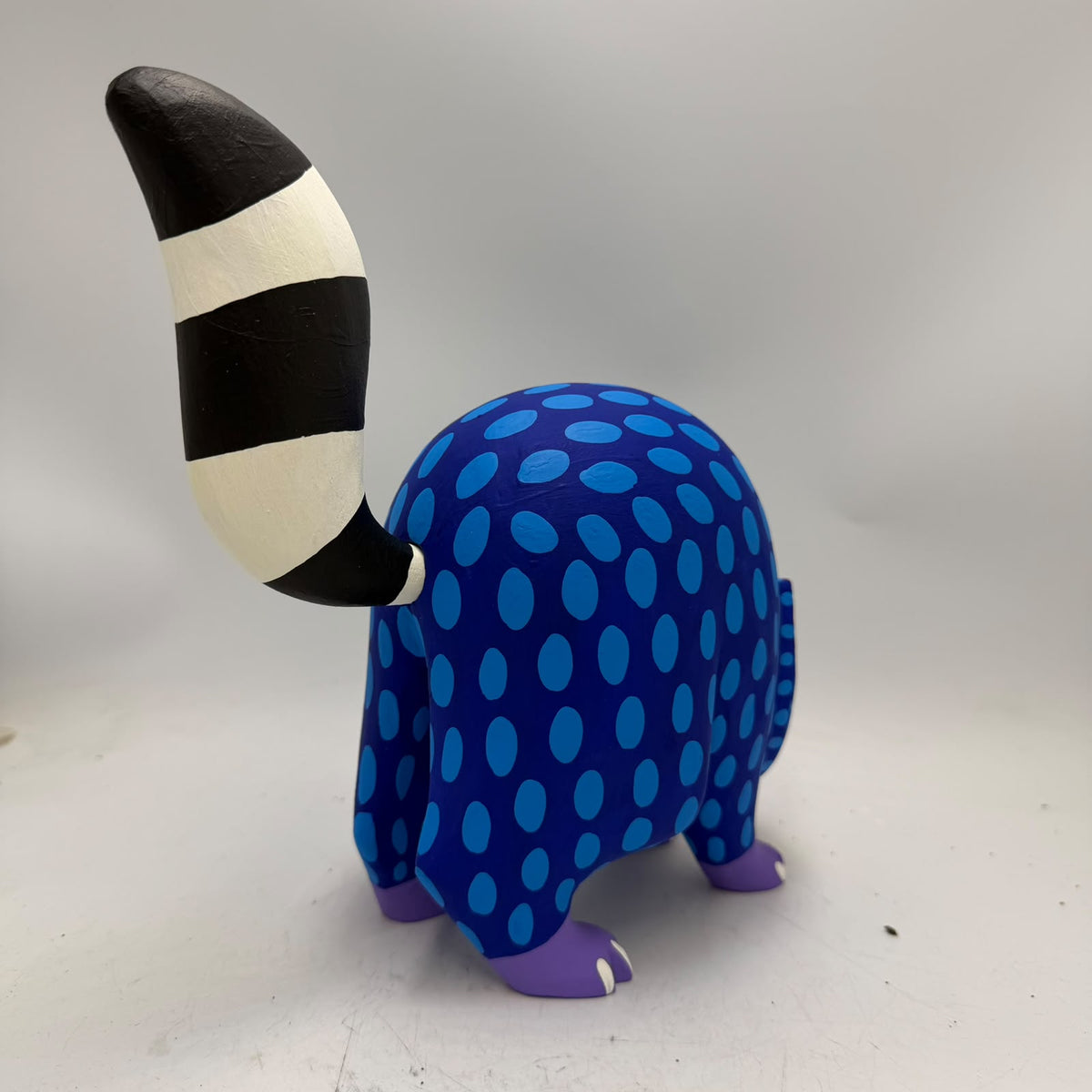 Oaxacan Wood Carving Hand Made, Cat By Armando Jimenez  PP9621