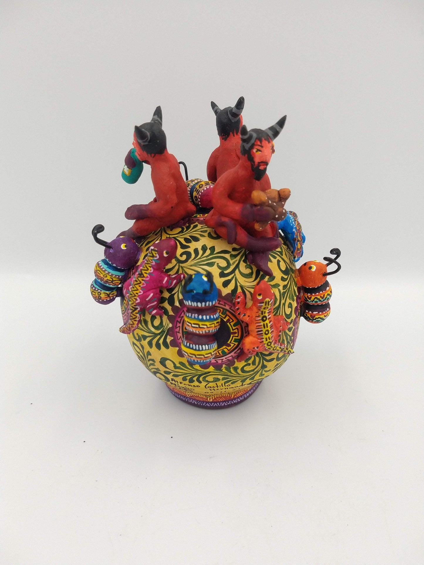 Extraordinary Ceramics Devils Drinking Skull By Castillo PP3217